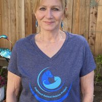 Navy Blue V Neck T-Shirt
