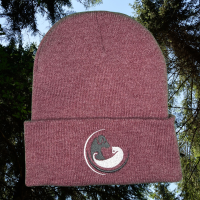 Dogwood Logo Knit Beanie - Cardinal Red