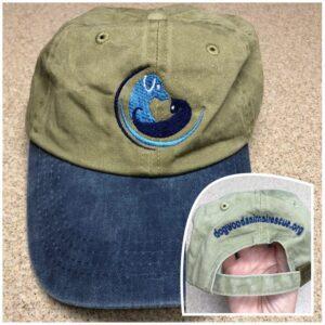 Dogwood Blue-Khaki Baseball Cap