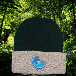 Dogwood Logo Knit Beanie - Black/Grey