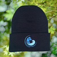 Dogwood Logo Knit Beanie - Navy Blue